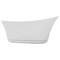 Eago EAGO AM2140 6 Foot White Free Standing Air Bubble Bathtub AM2140 - alternate 7